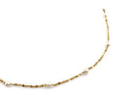 naszyjnik ze złota perła