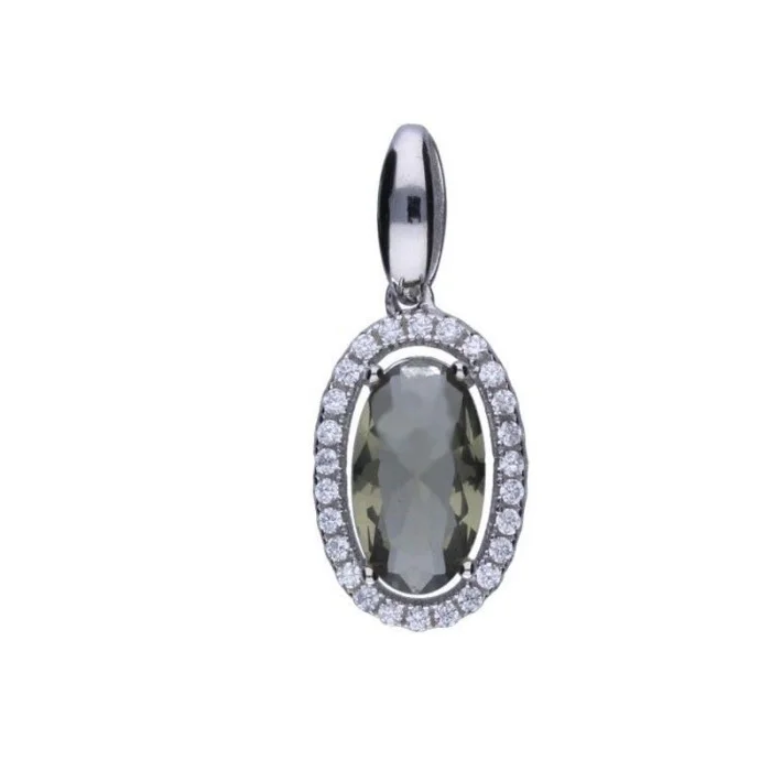 Srebrna zawieszka 925 ELEGANCKA Z CYRKONIAMI 1,62g