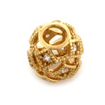Złota zawieszka 585 beads charms do bransoletki 1,25 g