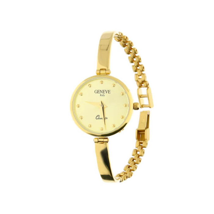Złoty damski zegarek 585 okrągły na bransolecie 16,57 g