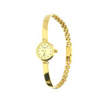 Złoty damski zegarek 585 okrągły na subtelnej bransoletce 13,61 g