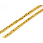 Złoty łańcuch męski 585 masywny splot królewski 4.5mm