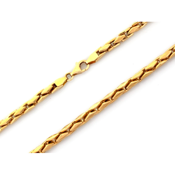 Złoty łańcuszek 585 gruby łańcuch oryginalny splot