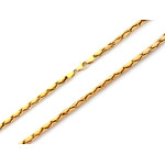 Złoty łańcuszek 585 gruby łańcuch oryginalny splot