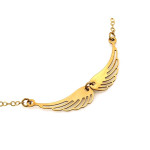 Złoty naszyjnik anielskie skrzydła 