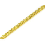 Bransoletka złota 585 łańcuszkowa splot bismark 3.3mm