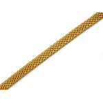 Złota bransoletka 585 łańcuszkowa szeroka bismarck