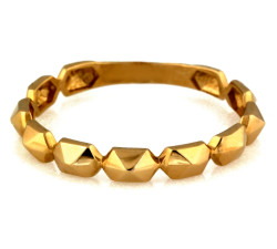 Złoty pierścionek 585 delikatny obrączkowy