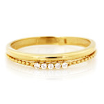Złoty pierścionek 375 obrączkowy delikatny subtelny