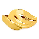 Złoty pierścionek 585 ażurowy do każdej stylizacji