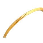Złote kolczyki 585 zdobione koła grube 50mm