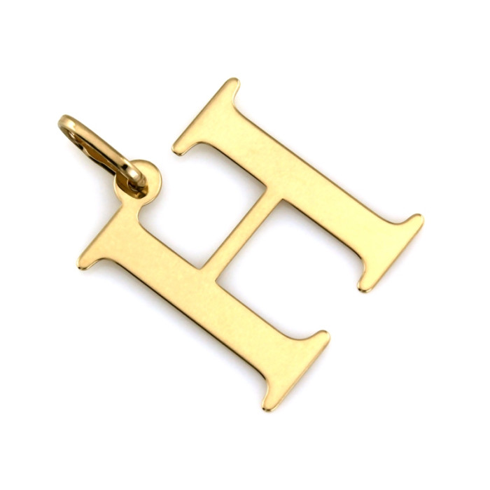 Zawieszka złota z literką H