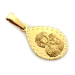Medalik złoty delikatny subtelny 