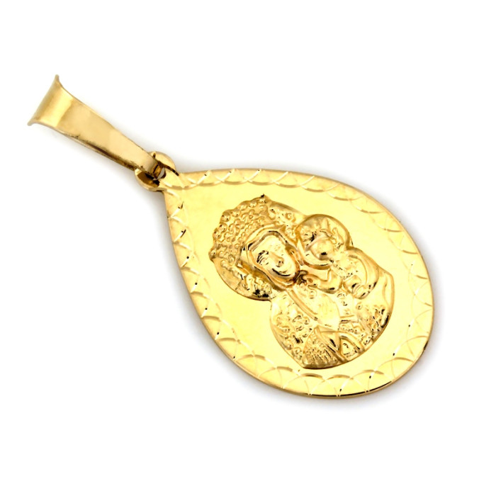 Medalik złoty delikatny idealny na komunię