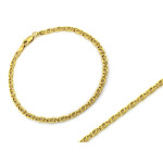 Bransoletka złota 585 łańcuszkowa delikatna na elegancko