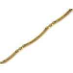 Bransoletka złota długie sztywne elementy 333 elegancka na prezent