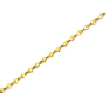 Złota bransoletka 333 z delikatnych małych elementów