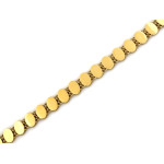 Bransoletka złota 585 z owalnych części na ekskluzywny prezent