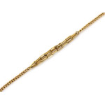 Złota bransoletka 585 łańcuszkowa regulowana długość