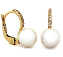kolczyki damskie z perłami
