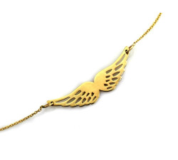 Naszyjnik ze złota skrzydła anielskie 