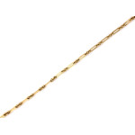 Złota bransoletka 375 z delikatnych owalnych ogniw