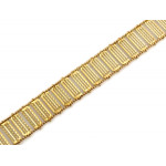 Szeroka złota bransoletka 585 z ruchomych elementów