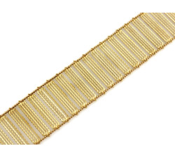 złota bransoletka damska 585 z ruchomych części