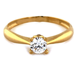 klasyczny pierścionek zaręczynowy