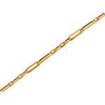 Modna złota bransoletka 375 z dużych ogniw idealna na każdą okazję