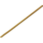 Złota bransoletka 375 bez zawieszek klasyczna taśma wzór w jodełkę