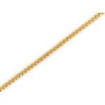 Złota bransoletka 585 łańcuszkowa splot monalisa 3.5mm