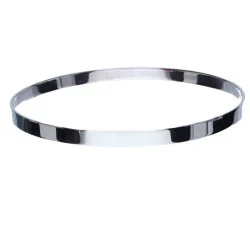 Srebrna bransoletka 925 typu bangle gładka 9,73g