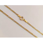 Złoty łańcuszek 585 elegancki figaro 45cm na prezent