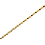 Elegancka bransoletka złota 585 z tłoczonych elementów