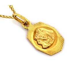Medalik złoty na komunię