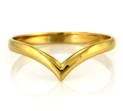 Złoty pierścionek 585 oryginalny wzór