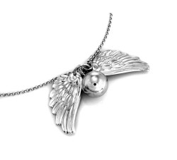 Naszyjnik z wisiorem anielskie skrzydła srebrny