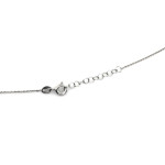 Naszyjnik srebrny modny wisior z łańcuszków