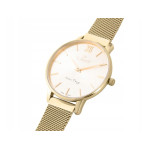 Elegancki zegarek damski z siateczkową bransoletą