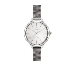 elegancki srebrny damski zegarek