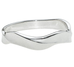 srebrny pierścionek gładki obrączkowy