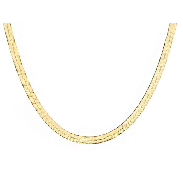 Złoty naszyjnik 585 splot taśma damski elegancki 42cm 4,15g