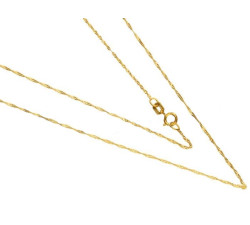 Złoty łańcuszek 585 SPLOT SINGAPUR 45 cm 0,61g