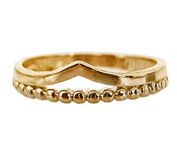 złoty  pierścionek obrączkowy 585