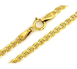 Złoty łańcuszek 375 splot Marina Gucci 50 cm na prezent