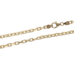 Złoty łańcuszek 585 elegancki splot ankier 50cm 9,90g
