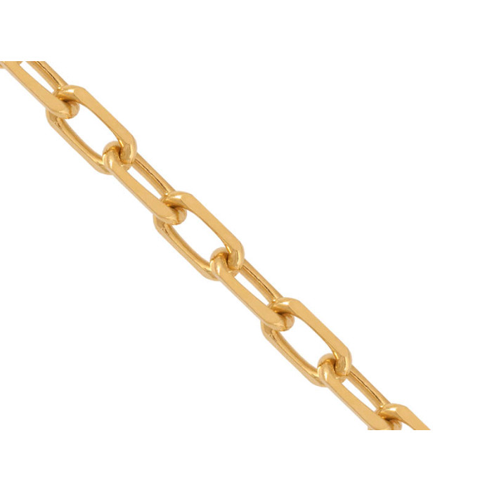Złoty łańcuszek ankier 585 elegancki splot 45 cm prezent 7,4g