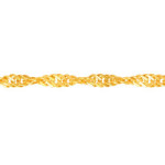 Złoty łańcuszek 585 splot singapur 42 cm 1,10 g
