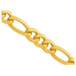 Złoty łańcuszek 585 figaro silny splot masywny dla mężczyzny  60cm